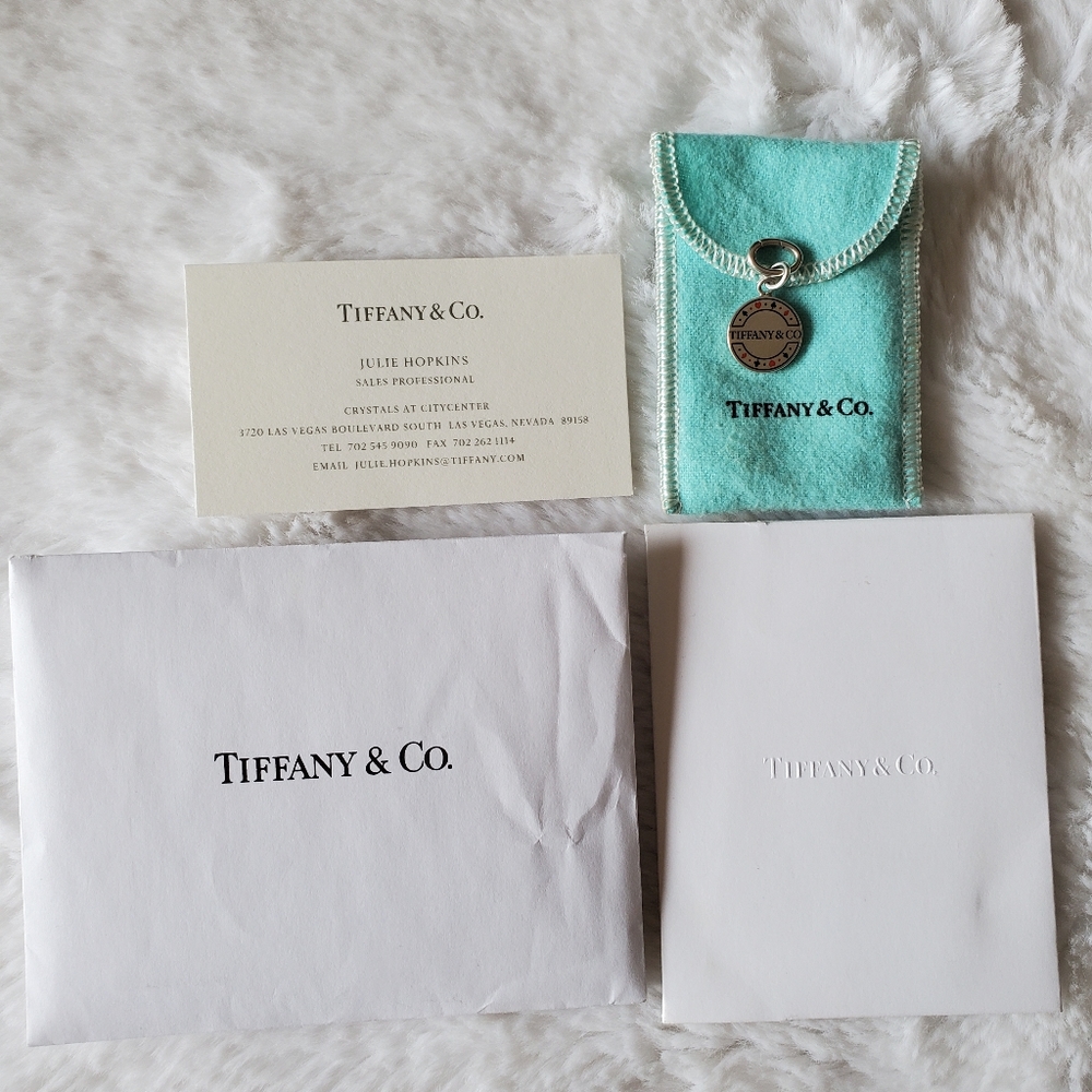 RARE Auth Tiffany & Co. Las Vegas Poker Chip Charm